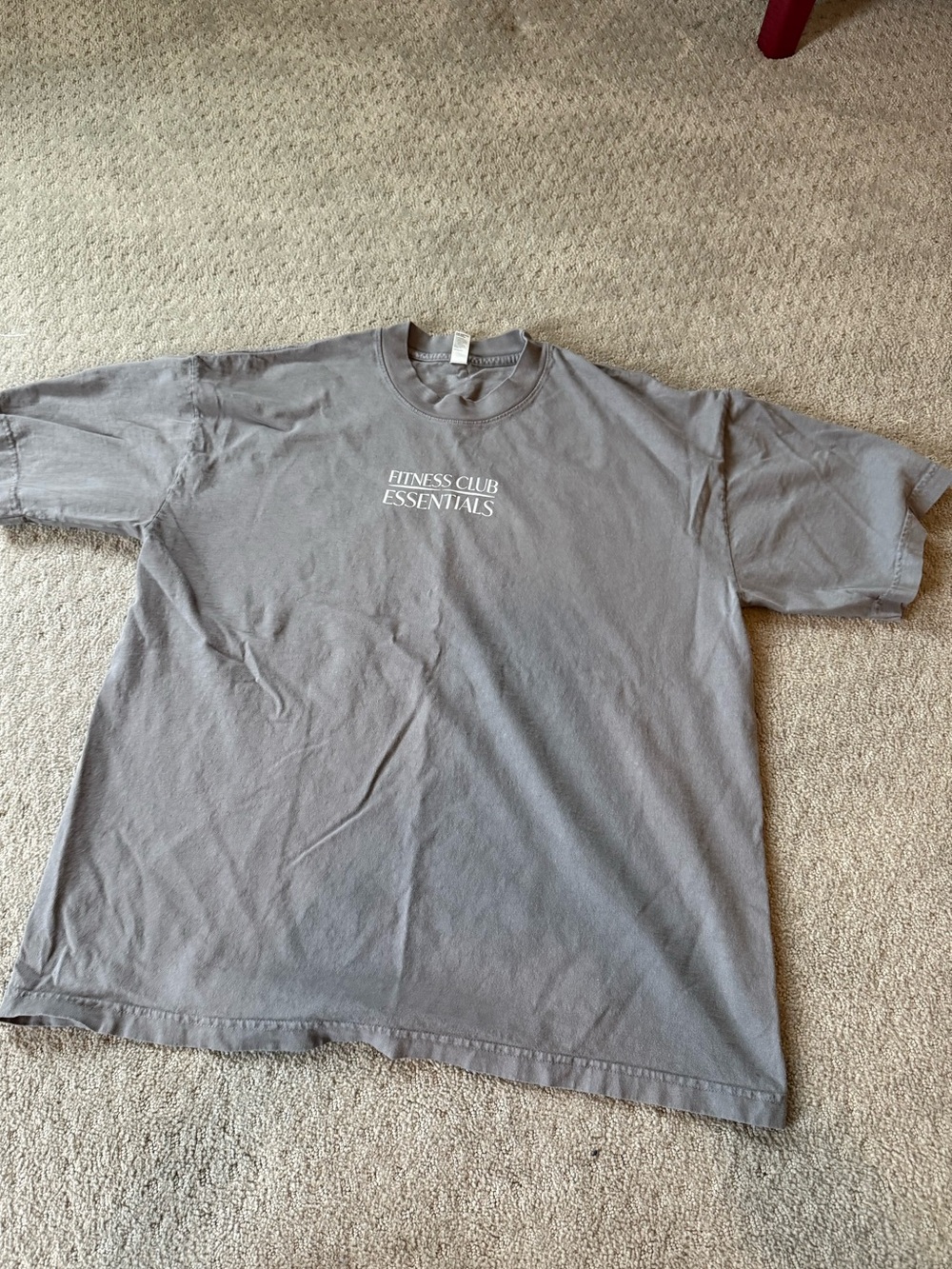 100% Cotton Gray T‑Shirt